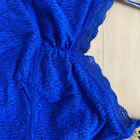 Gilly hicks blue unlined bralette size large - Picture 2 of 9